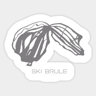 Ski Brule Resort 3D Sticker